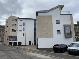 Rear elevation, Canonmills